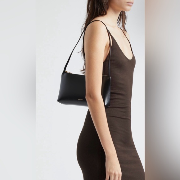 MANSUR GAVRIEL Gaia Leather Shoulder Bag - Picture 9 of 10
